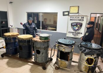 Recuperaron los instrumentos musicales robados de un colegio de Posadas