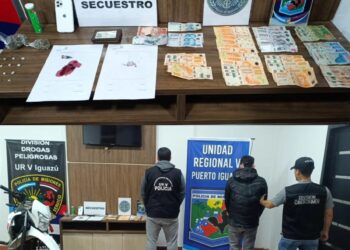 Atraparon a un motodealer en plena venta de cocaína en Puerto Iguazú