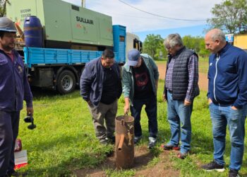 Passalacqua supervisó obras de perforación del Imas en Cerro Corá