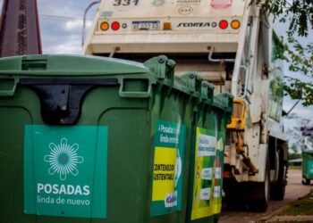 Escuelas de Posadas se suman al sistema de reciclaje con contenedores sustentables