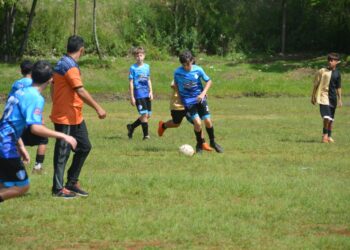 El fútbol infantil copó el Parque de la Ciudad