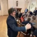 Al ritmo de «I feel good», así fue el saludo de  Milei a su nuevo gabinete