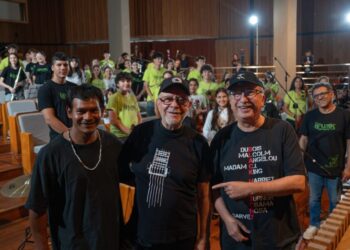 León Gieco grabó en Santa Ana junto a coros y orquestas de Misiones