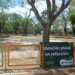 Refacciones en la plaza del Parque Paraguayo