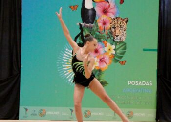 El campeonato sudamericano de gimnasia rítmica se vive a pleno en el CEPARD