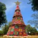 Árbol de Navidad tejido a crochet en Montecarlo