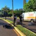 Dos jóvenes resultaron heridos tras el despiste de una motocicleta en la Costanera de Posadas
