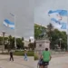 Tras dos semanas, volvió a izarse la bandera en la Casa Rosada, pero se rompió