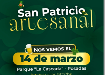 Se viene San Patricio Artesanal en el Parque La Cascada