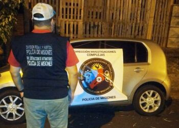 Robaron un auto en Posadas y lo recuperaron horas después