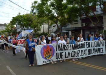 Hoy se realizó la marcha del 8M en Posadas