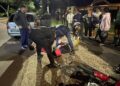 Choque entre un auto y una moto en Posadas: dos jóvenes resultaron heridos