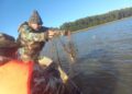 Guardaparques retiraron redes de pesca ilegal y residuos