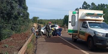 Despistó alcoholizado sobre la Ruta 14 y terminó detenido