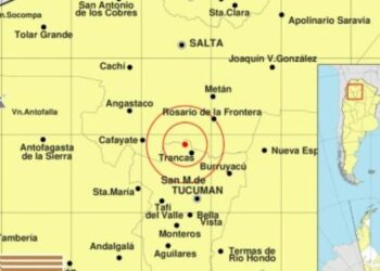 Un sismo de magnitud 5.0 sacudió Tucumán