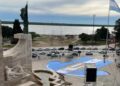 Desplegaron una camiseta gigante de Messi frente al Monumento a la Bandera en Rosario