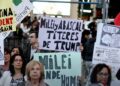 Estudiantes protestan en la universidad de Madrid contra la visita del presidente Javier Milei