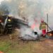 Un incendio consumió una casa en Posadas y movilizó a varias dotaciones de bomberos